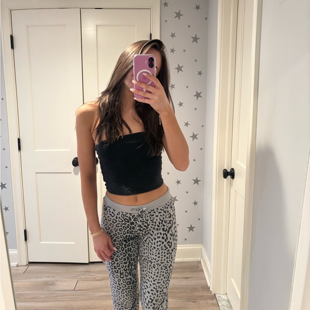 Chaser Cheeta Print sweatpants - S